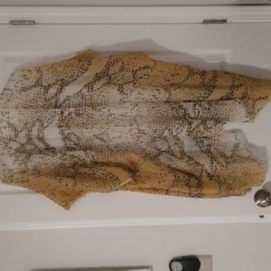 Leopard print caftan